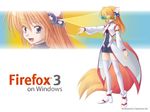  animal_ears firefox firefox3 fox_ears fox_tail highres os-tan personification solo tail takashima_aki visor 