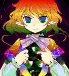  bad_id bad_pixiv_id blue_eyes gradient_hair green_eyes kazu_(muchuukai) mizuhashi_parsee multicolored_hair pointy_ears solo touhou 