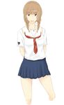  braid hachimitsuboi kibina_high_school_uniform kimi_kiss mizusawa_mao school_uniform solo twin_braids 