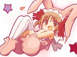  9law animal_ears bunny_ears shugo_chara! solo thighhighs yuiki_yaya 