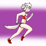  2012_summer_olympics animal_ears inubashiri_momiji name_tag nisshisshi olympics running tail touhou 