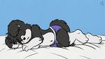  cub male mammal roarey_raccoon roni sleeping solo underwear young 