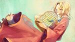  axis_powers_hetalia birdcage blonde_hair blue_eyes bow bowtie cage child colored_eyelashes dutch_angle feathers france_(hetalia) frills hair_intakes holding long_sleeves looking_down male_focus solo wavy_hair wide_sleeves younger 