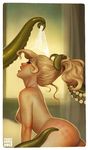  blonde_hair breasts daniela_uhlig eyes_closed female hair human mammal nipples nude open_mouth panties tentacles underwear 