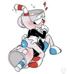  anal animate_inanimate blush bottomless brother brothers butt clothed clothed_sex clothing cuphead_(character) cuphead_(game) duo eyes_closed facesitting gloves half-closed_eyes humanoid humanoid_on_humanoid incest legwear lying male male/male male_on_top mugman not_furry object_head on_back on_top oral rimming sex shorts sibling simple_background socks toxic-boner video_games white_background 