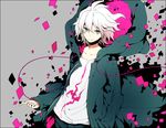  bad_id bad_pixiv_id danganronpa grey_eyes hood hoodie komaeda_nagito male_focus sable_(sutec) solo super_danganronpa_2 white_hair 