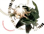  akio_(89e) danganronpa grey_eyes hood hoodie komaeda_nagito male_focus solo super_danganronpa_2 white_hair 