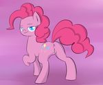  blue_eyes clopper-dude cutie_mark equine female feral friendship_is_magic hair horse looking_at_viewer mammal my_little_pony pink_hair pink_theme pinkie_pie_(mlp) pony pussy raised_tail simple_background solo 