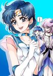  3girls aoki_reika bishoujo_senshi_sailor_moon blue blue_choker blue_eyes blue_hair blue_sailor_collar bow choker collarbone color_connection crossover cure_beauty cure_moonlight earrings elbow_gloves gloves heartcatch_precure! hisakawa_aya jewelry long_hair magical_girl mizuno_ami multiple_girls open_mouth power_connection precure purple_hair sailor_collar sailor_mercury sailor_senshi_uniform seiyuu_connection short_hair sketch smile_precure! star tiara tima trait_connection tsukikage_yuri white_gloves 