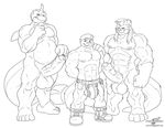  anthro balls belt biceps big_penis bulge cetacean clothed clothing darwen erection fur gay half-dressed hat huge_muscles hyper male mammal marine muscles mustelid nipples nude orca otter pecs penis shoes thick_penis topless uncut vein whale wolfblade 