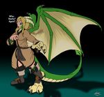  catmonkshiro claws clothing dragon female robe scales shoes solo torn_clothing transformation wings 