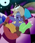  blush cum cum_in_pussy cum_inside discord_(mlp) draconeques friendship_is_magic my_little_pony open_mouth princess_luna_(mlp) smile young 
