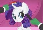  anon blue_eyes brush brushing comb cute disembodied_hand equine eyeshadow female feral friendship_is_magic fur horn horse looking_at_viewer makeup mammal my_little_pony pony rarity_(mlp) txlegionnaire unicorn white_fur 