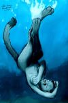  2008 blue_theme breasts canine cat desert diving eyes_closed feline female fennec fox kalahari lying male mammal nude sniper solo tuqta underwater uniform water zaahim 