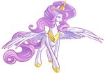  cutie_mark equine female feral friendship_is_magic fur hair horn horse malkshake mammal my_little_pony pink_hair plain_background pony princess princess_celestia_(mlp) royalty solo transparent_background white_fur winged_unicorn wings 