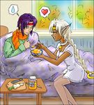  aisha_clanclan artist_unknown bed daikon fred_luo honey outlaw_star pair 