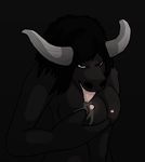  anuper bovine breasts drooling licking saliva tauren tongue tongue_out video_games warcraft world_of_warcraft 