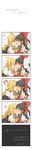  absurdres akanasu ascot black_hair blonde_hair blush bow closed_eyes comic detached_sleeves hair_bow hair_tubes hakurei_reimu highres kirisame_marisa kiss long_hair long_image multiple_girls no_hat no_headwear smile tall_image touhou translated yellow_eyes yuri 