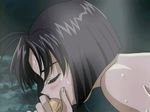  animated animated_gif anzu_(koihime) black_hair blush cum cum_in_mouth cumshot ejaculation facial fellatio koihime lowres nude oral penis qvga short_hair spitting stroking sweat uncensored 