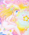  blonde_hair blue_eyes cloud leica nude original powara-chan star 