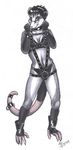  anthro avoid_posting bdsm bondage bound conditional_dnp female handcuffs mammal marsupial moodyferret opossum shackles sinclaire solo 