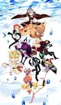  3boys 3girls absurdres blonde_hair brown_eyes brown_hair butler candy cat chair cup duel_monster green_eyes heterochromia highres lolita_fashion long_hair madolche madolche_butlerusk madolche_chouxvalier madolche_croiwanssant madolche_majoleine madolche_marmamaid madolche_mehple madolche_messengelato madolche_mew-feuille madolche_puddingcess maid monocle multiple_boys multiple_girls orange_eyes orange_hair purple_eyes purple_hair queen_madolche_tiaramisu sheep short_hair skull wine_glass witch yu-gi-oh! yuu-gi-ou_duel_monsters 