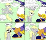  balls big_the_cat cat comic crossover cutie_mark derpy_hooves_(mlp) dialog dialogue english_text equine erection feline fellatio female feral friendship_is_magic horse interspecies male mammal my_little_pony nude oral oral_sex pegasus penis pony purple_penis sega sex sonic_(series) standing straight text wings 