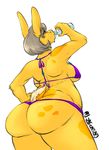  breasts butt chubby female grind3r huge_butt lagomorph mammal overweight solo thick_thighs thighs wide_hips 