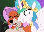  anthrofied canine disney duo equine female fox friendship_is_magic gem horse lesbian maid_marian mammal my_little_pony pony princess princess_celestia_(mlp) robin_hood_(disney) royalty walt_disney 
