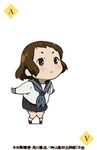  &gt;_&lt; :&lt; animated animated_gif blush brown_hair card chibi closed_eyes diamond_(shape) falling holding hyouka ibara_mayaka jumping lowres lying number on_stomach open_mouth outstretched_hand playing_card reaching short_hair simple_background smile tears white_background 