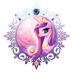  fantazyme female feral friendship_is_magic fur hair horn horse mammal multi-colored_hair my_little_pony pink_fur pony princess_cadance_(mlp) princess_cadence_(mlp) purple_eyes solo 