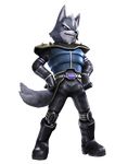  anthro armor belt boots canine clothed clothing fur gloves gray_fur grey_fur leather looking_at_viewer male mammal nintendo plain_background shoulder_pads solo standing star_fox transparent_background transparent_backround video_games white_fur wolf wolf_o&#039;donnell wolf_o'donnell 
