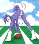  american_football anthro anus ass_up back_view balls bent bent_over bipedal butt canine countershade_tail dog erection exhibitionism field football full-length_portrait husky invalid_tag looking_back male mammal marker_(art) markings nude outside penis pkay presenting presenting_anus sky socks_(marking) solo stadium standing three-quarter_view traditional_media trey- white_countershading 