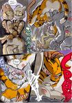  better_late_than_never breasts butt comic daigaijin death feline female invalid_color killing kung_fu_panda leopard lesbian male mammal master_tigress nipples nude penis pussy red_eyes rodent skin straddiling stripes tiger wan_wu wing_wu wu_sisters yellow_eyes 