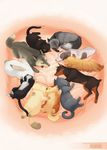  animal animalization bunny cat charlotte_e_yeager dachshund doberman dog eila_ilmatar_juutilainen erica_hartmann everyone fox francesca_lucchini furry gertrud_barkhorn highres lynette_bishop minna-dietlinde_wilcke miyafuji_yoshika no_humans panther perrine_h_clostermann rabbit sakamoto_mio sanya_v_litvyak shiba_inu sleeping strike_witches wolf 