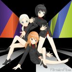  3girls fernandia_malvezzi high_heels italian jacket luciana_mazzei martina_crespi multiple_girls parody perfume pose posing strike_witches whatfull 