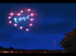  black_hair emiya_kiritsugu fate/zero fate_(series) fireworks night sky umakatsuhai 