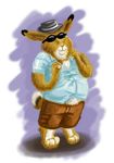  anthro armendariz chubby eyewear gunther hare hat lagomorph male mammal sunglasses 