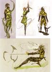  absurdres armor highres male_focus ninja sarutobi_sasuke sengoku_basara shuriken tsuchibayashi_makoto 