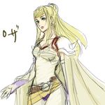  artist_request bangs character_name final_fantasy final_fantasy_iv rosa_farrell sketch solo 