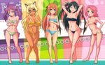  animal_ears bikini konoe_subaru mayo_chiki! narumi_nakuru sakamachi_kureha suzutsuki_kanade swimsuit usami_masamune 