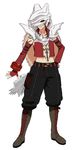  1boy armor boots god_eater god_eater_burst long_hair mask_de_ogre pants red_hair short_hair vest 