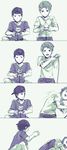  4koma atobe_keigo bad_id bad_pixiv_id comic controller game_controller male_focus multiple_boys open_mouth playing_games shiro_(reptil) shishido_ryou short_hair tennis_no_ouji-sama 