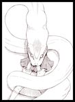  copyright_request monochrome namaniku_shoujo skirt snake snake_bondage vore 