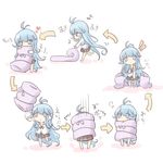  blush chibi denpa_onna_to_seishun_otoko directional_arrow hanuu_(kemomiku) long_hair multiple_views skirt smile touwa_erio very_long_hair 