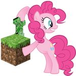  block blue_eyes blues27xx creeper cutie_mark equine female feral friendship_is_magic horse icon low_res mammal minecraft my_little_pony pinkie_pie_(mlp) plain_background pony solo transparent_background video_games 