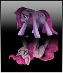  crying cutie_mark depression dual_persona equine female feral friendship_is_magic horse inuhoshi-to-darkpen mammal my_little_pony pinkamena_(mlp) pinkie_pie_(mlp) pony reflection relfection sad smile solo square_crossover tears teats 