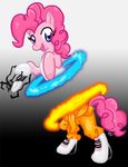  ashpd blue_eyes clothing equine female feral friendship_is_magic hair horse looking_at_viewer mammal my_little_pony open_mouth pink_hair pinkie_pie_(mlp) pony portal_(series) smile solo valve 