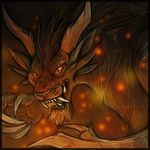  charr claws fangs feline guild_wars horn looking_at_viewer male mammal solo velociawesome video_games 