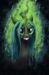  changeling chromaskunk ecmajor equine fangs female feral friendship_is_magic green_eyes hair horn long_hair mammal my_little_pony queen_chrysalis_(mlp) solo 